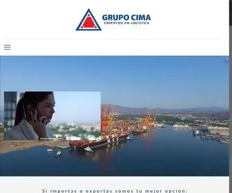 Cimalogistic.com(Grupo CIMA) Screenshot