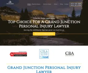 Cimarron-Law.com(Grand Junction Personal Injury Lawyer) Screenshot