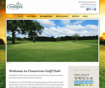 Cimarronegolf.com(Cimarrone Golf Club) Screenshot