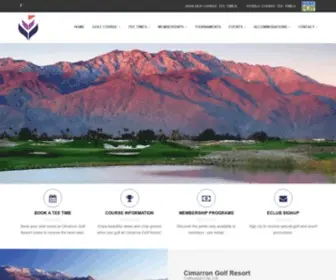 Cimarrongolf.com(Cimarron Golf Resort) Screenshot