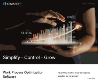 Cimasoft.com(Consulting) Screenshot