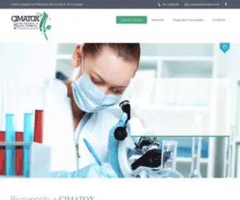 Cimatox.com(Quiénes Somos) Screenshot