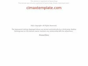 Cimaxtemplate.com(cimaxtemplate) Screenshot