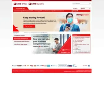 Cimb-Bizchannel.com.my(Stop Digital Banking Solution for Your Business) Screenshot
