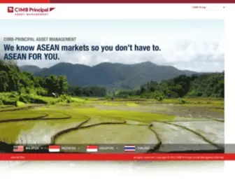 Cimb-Principal.com(CIMB-Principal Asset Management) Screenshot