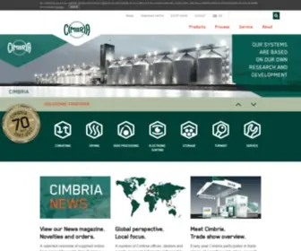 Cimbria.com(Cimbria Seed Processing Machinery for Cleaning) Screenshot