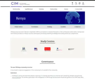 Cim.co.ke(CIM Kenya) Screenshot