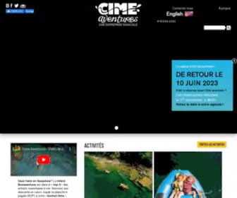 Cimeaventure.com(Rivière Bonaventure) Screenshot