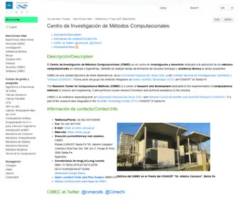 Cimec.org.ar(WebHome) Screenshot