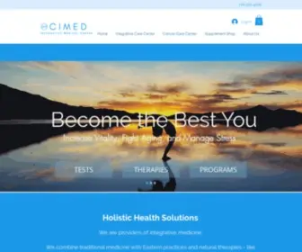 Cimed.ca(CIMED Integrative Medical Center) Screenshot