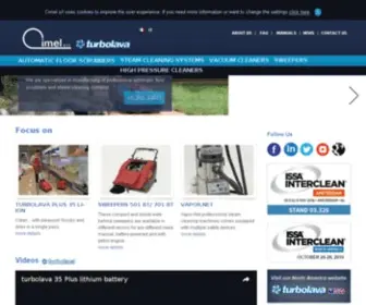 Cimel.com(Automatic floor scrubbers) Screenshot