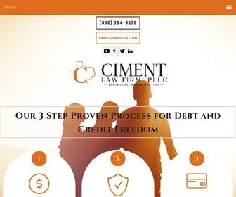 Cimentlawfirm.com(Ciment law firm) Screenshot