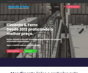 Cimentoeferro.com.br(Cimento e Ferro) Screenshot