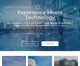 Cimentus.com(Impacto economico positivo y sostenible para inversionistas y comunidades) Screenshot
