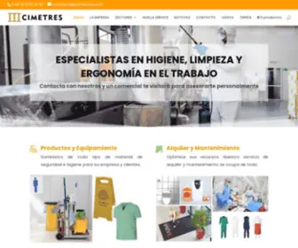 Cimetres.com(Productos para la higiene y limpieza industrial) Screenshot