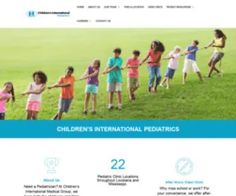 CimGpeds.com(Children's International Pediatrics) Screenshot