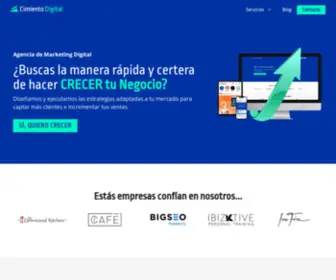 Cimientodigital.com(Agencia de Marketing Digital y Desarrollo Web) Screenshot