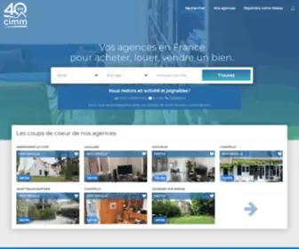 Cimm-Immobilier.fr(CIMM Immobilier) Screenshot