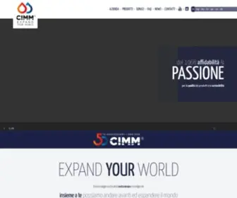 Cimmspa.com(Vasi di espansione per impianti civili ed industriali CIMM) Screenshot