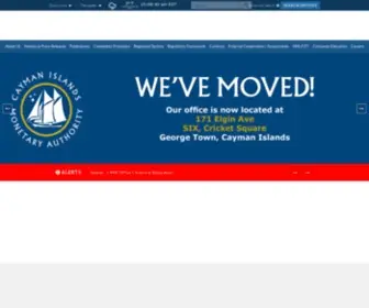 Cimoney.com.ky(Cayman Islands Monetary Authority) Screenshot