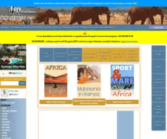 Cimoservice.it(Cimoservice Consulting è un tour operator leader per east Africa) Screenshot