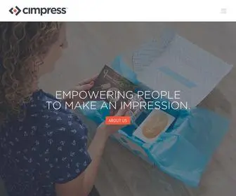 Cimpress.com(We Build Entrepreneurial Mass Customization Businesses) Screenshot