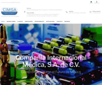 Cimsaproductos.com.mx(Compañia) Screenshot