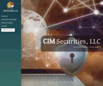 Cimsecurities.com(Investment Banking & Venture Capital Firm) Screenshot