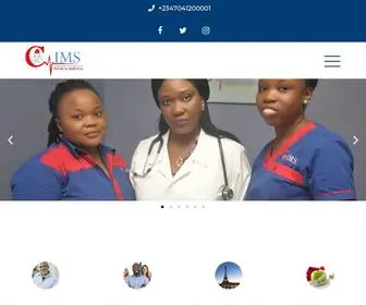 Cimsmedicals.com(CIMS International Medical Services) Screenshot