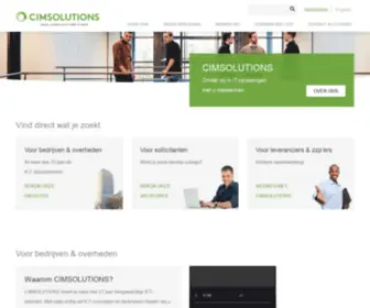 Cimsolutions.nl(Learn, create and make it work) Screenshot