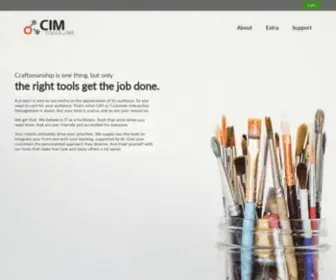 Cimtools.net(Customer Interaction Management done better) Screenshot