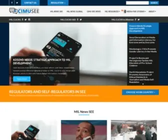 Cimusee.org(Homepage) Screenshot