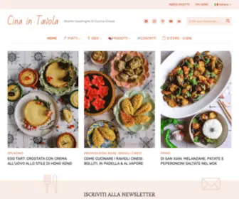 Cinaintavola.com(Cina in Tavola) Screenshot