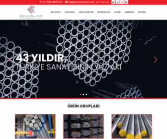 Cinarlarmetal.com(Çınarlar) Screenshot