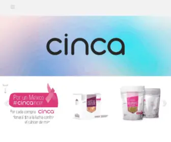 Cinca.com.mx(Productos Saludables) Screenshot