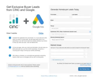 Cincads.com(CINC Ads) Screenshot