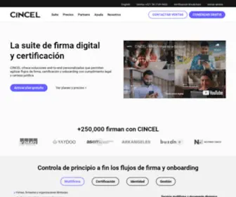 Cincel.digital(1° Proveedor Cloud de Servicios de Confianza con Cumplimiento) Screenshot