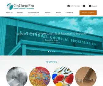 Cinchempro.com(CinChemPro, LLC) Screenshot