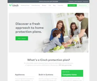 Cinchhomeservices.com(One of the best home warranty companies) Screenshot