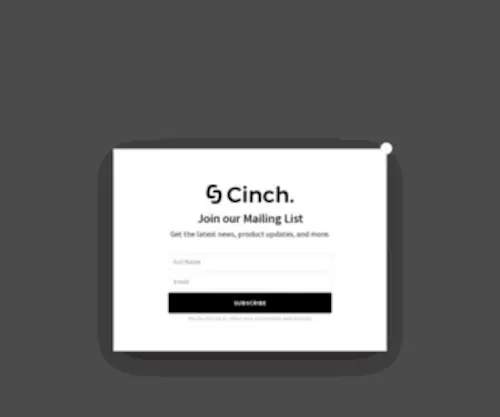 Cinchhq.com(Cinch) Screenshot