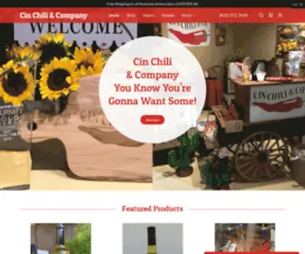 Cinchili.co(Cin Chili & Company) Screenshot