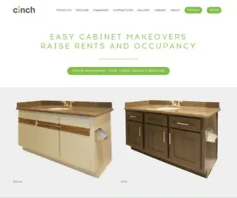 Cinchkit.com(Cabinet Refacing for Businesses) Screenshot