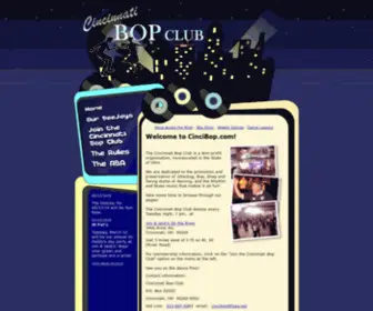 Cincibop.com(Cincinnati Bop Club) Screenshot