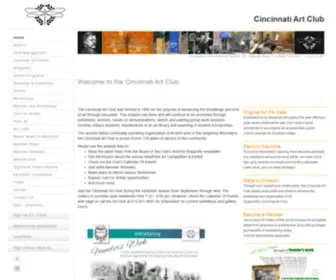 Cincinnatiartclub.com(Cincinnati Art Club) Screenshot