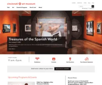 Cincinnatiartmuseum.org(Art, Programs, Events and More) Screenshot