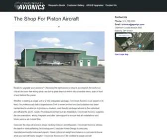 Cincinnatiavionics.com(The Shop For Piston Aircraft) Screenshot