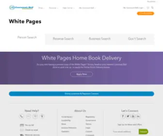 Cincinnatibellwhitepages.com(Cincinnati Bell) Screenshot