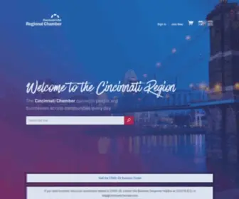 Cincinnatichamber.com(Cincinnati USA Regional Chamber) Screenshot