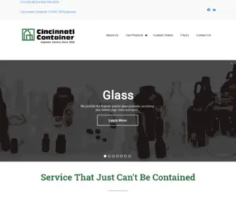 Cincinnaticontainer.com(Cincinnati Container) Screenshot