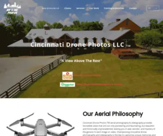 Cincinnatidronephotos.com(Cincinnati Drone Photos LLC) Screenshot